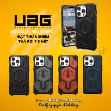 Ốp UAG Monarch Pro Magsafe iPhone 15 Promax (chính hãng)